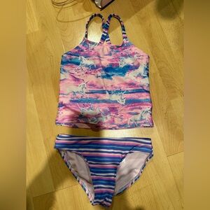 Unicorn Print Kids Swimsuit size 6/6x